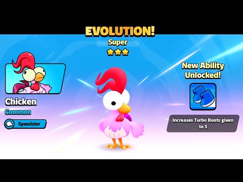 Squad Busters Chicken 3 Star Evolution