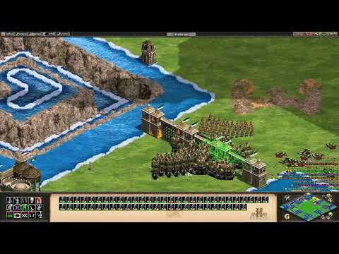 Age of Empires II - Mayans - Archers vs Huns !