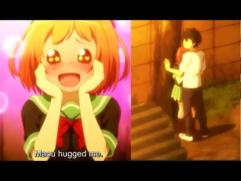 Mao hugged Chiho | The Devil is a Part-Timer! Season 2 Episode 1 #shorts