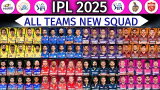 IPL 2025 All Teams New Squad | All Teams Full and Final Squad for IPL 2025 | IPL Squad 2025