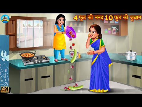 4 फुट की ननद 10 फुट की ज़ुबान | Nanad vs Bhabhi | Hindi Kahani | Moral Stories | Bedtime Stories