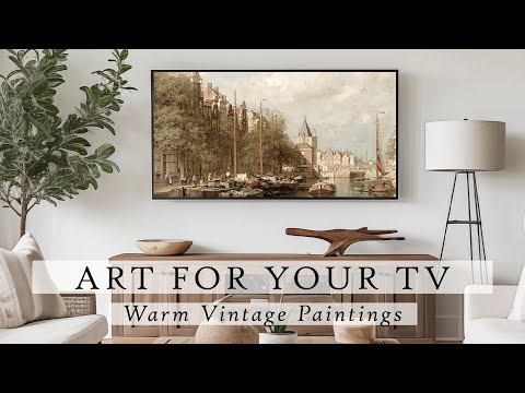 Warm Vintage Paintings Art For Your TV | Vintage Art Slideshow For Your TV | Vintage TV Art | 3Hrs