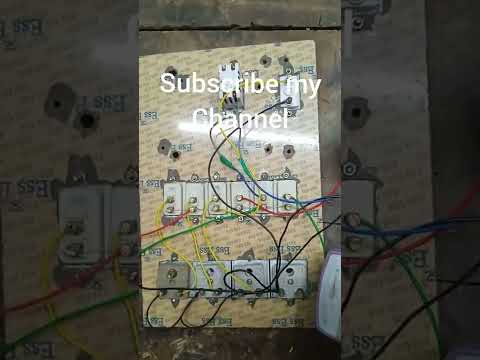 men board inverter connection part 7 #shorts #electrical #vairalvideo