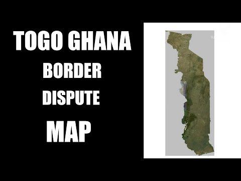 Togo Ghana Boundary Dispute Map