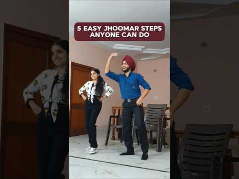 Easy and Basic Jhoomar Steps | Mele Nu Chaliye | Bhangra with agam Dua #shorts