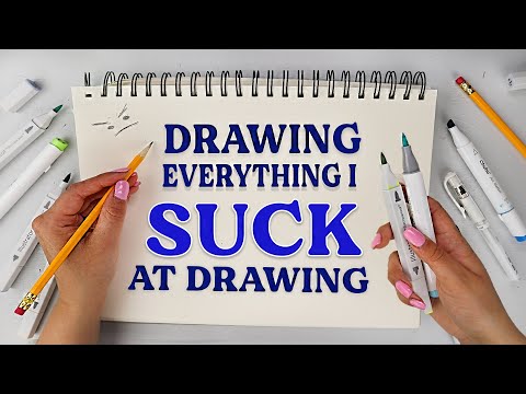 Drawing Everything I'm TERRIBLE At (anime, lines & so much more lol)