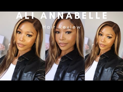 How to install a 4x4 closure wig with some baby hair ft Ali Annabelle