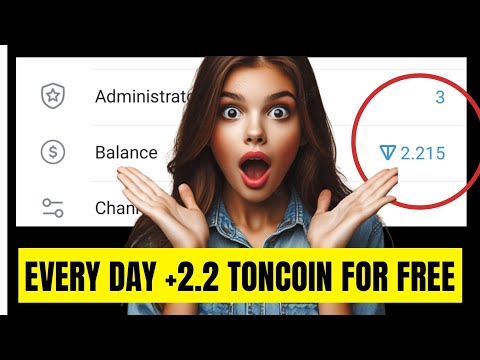 EVERY DAY +2.2 TON FOR FREE #freetoncoin