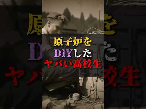 【ゆっくり解説】原子炉をDIYしたヤバい高校生 #都市伝説 #ゆっくり解説