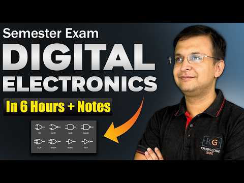 Complete DE Digital Electronics in one shot | Semester Exam | Hindi