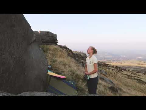 Two Minutes of Sunset Bouldering at West Nab