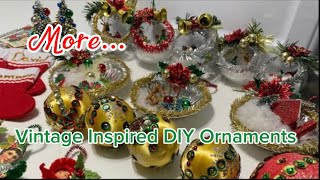 MORE Vintage Christmas Ornament Repros That You Can Recreate #vintagechristmas #retrochristmas