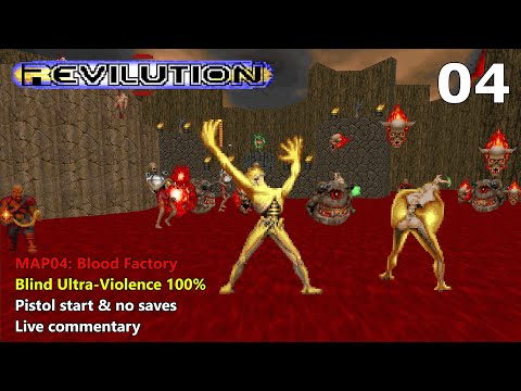 TNT: Revilution - MAP04: Blood Factory - Blind Ultra-Violence 100%