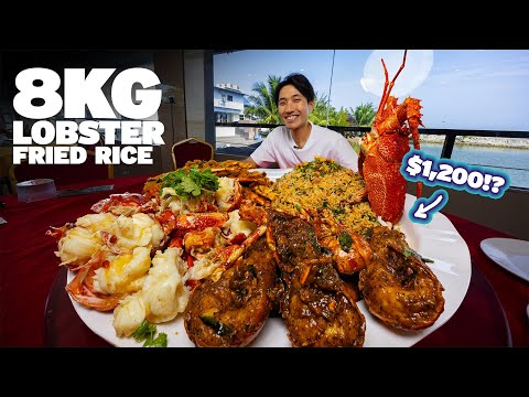 8KG Lobster Fried Rice Challenge in Desaru! | $1200 Fried Rice?! | Last Day of Malaysia Food Tour!