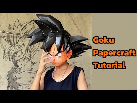 Làm mặt nạ Goku bằng giấy như thật | Dragon Ball