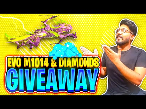 Giveaway DRACO M1014 Redeem Code || Custom Giveaway DIAMONDS || Free Fire Live Diamonds Giveaway