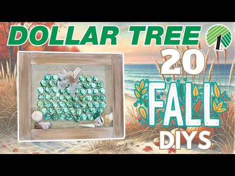 20 Fall Dollar Tree DIYS for Coastal Autumn Home Decor