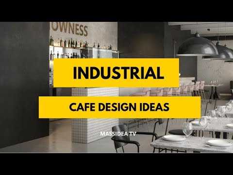 70+ Awesome Industrial Cafe Design Ideas