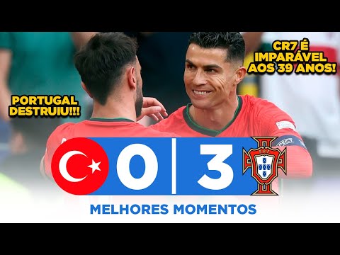 Turquia 0x3 Portugal | Melhores Momentos HD | Euro 2024