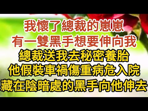 大結局（上）《總裁老公裝窮》第07集：我懷了總裁的崽崽，有一雙黑手想要伸向我，總裁送我去秘密養胎，他假裝車禍傷重病危入院，藏在陰暗處的黑手向他伸去……#戀愛#婚姻#情感 #愛情#甜寵#故事#小說#霸總