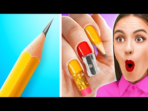 AMAZING IDEAS FOR POPULAR STUDENTS 💄 Crazy TikTok Ideas! School Survival Tricks y 123 GO