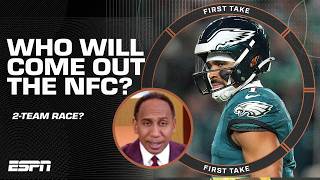 Is the NFC a 2-team race? 🤔 Stephen A. thinks it's down to the EAGLES & LIONS! | First Take