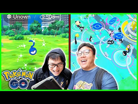 I Caught The Rarest Shiny Unown in the World - Pokemon GO