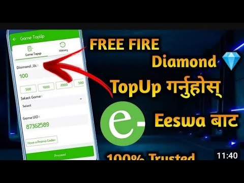 How To Top Up Free Fire Diamond With esewa In Nepal | Diamond top up with esewa