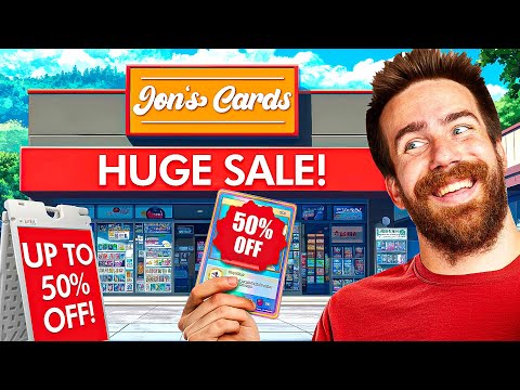 I MADE EVERYTHING 50% OFF!! - TCG Card Shop Simulator