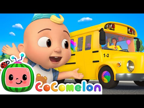 Wheels on the Birthday Bus Song! 🎂 Happy Birthday JJ!  | CoComelon Nursery Rhymes & Kids Songs