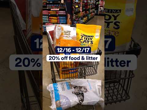 20% Off Food & Litter