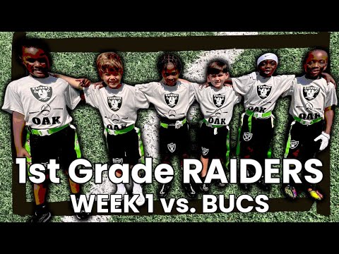 1st Grade Flag Football (WEEK 1 Vs. BUCS)