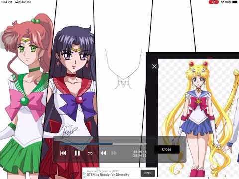 Drawing sailor moon characters part 3 sailor Moon