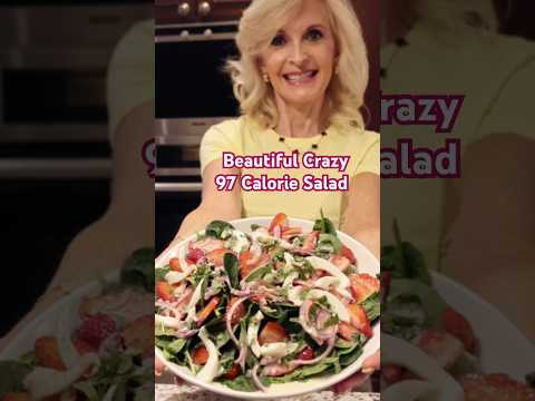 Crazy Beautiful 97 Calorie Salad (9g Protein) #salad #diet #local