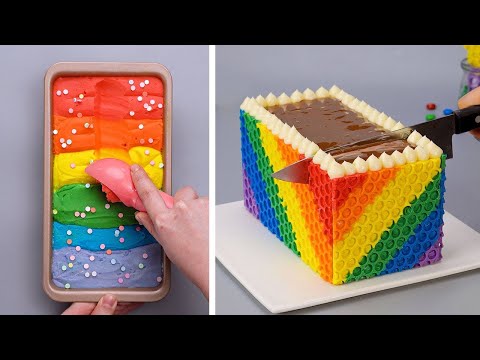 Simple Rainbow Cake Recipes You Must To Try | Perfect Chocolate Cake Ideas