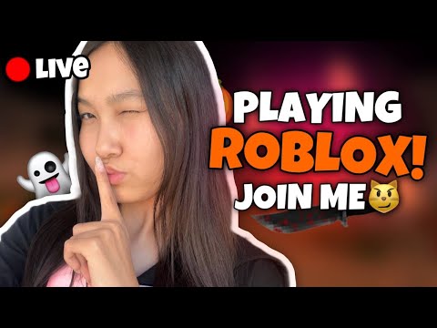 🛑LIVE! PLAYING ROBLOX! JOIN ME!