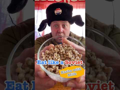 Eat Like a Soviet - Buckwheat Kasha with Milk #crazyrussiandad #breakfast #ussr #sovietunion #soviet