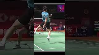 Ong Yew Sin can play fancy badminton🥹🥹#kumamotomasterjapan2023 #highlights #sportman #羽毛球 #体育超人