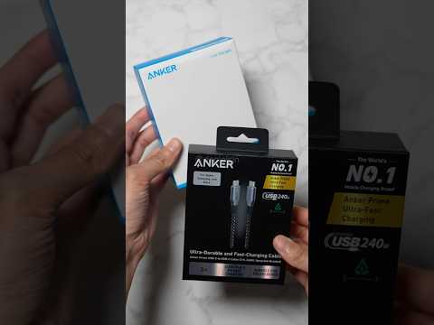 Portable 5000mAh 30W Anker Battery + 240W Cable Combo!