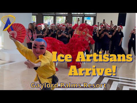 Ice! Artisans Arrival and Show at Gaylord Palms Resort 2024