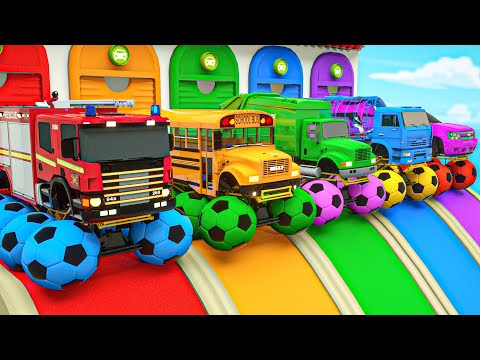 Color Balls & Sing a Song! | Bingo Song, Bouncing balls at Bossein. Baby Nursery Rhymes & Kids Songs