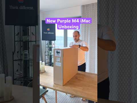 New Purple iMac M4 Unboxing!