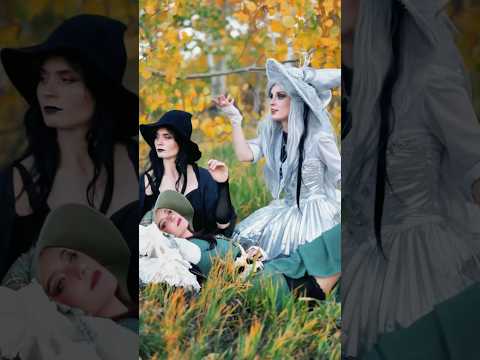 Girlhood = a frolic in the woods dressed as witches 🍁​⁠@Athena_grimes ​⁠@halcybella