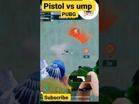 PUBG pistol vs Ump 🔥🔥| Pubg mobile #shorts #pubg