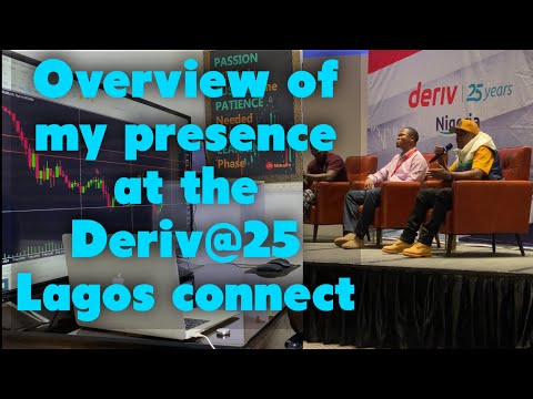 An overview of my presence at the Deriv@25 Lagos connect as a panelist