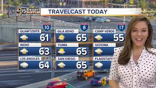 Dry for the weekend but cooler in the Valley