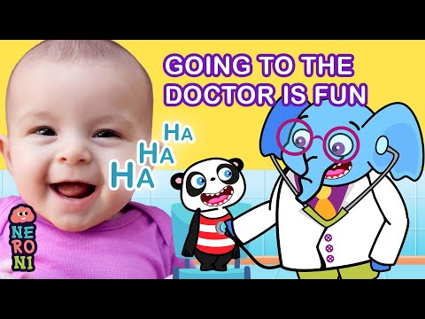 Going to the Doctor Checkup with Goofy Panda | Videos to Make Baby Laugh and Relax | Neroni Kids