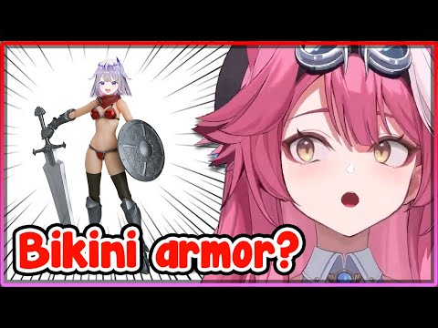 [ENG SUB/Hololive] Biboo wearing bikini armor, when?