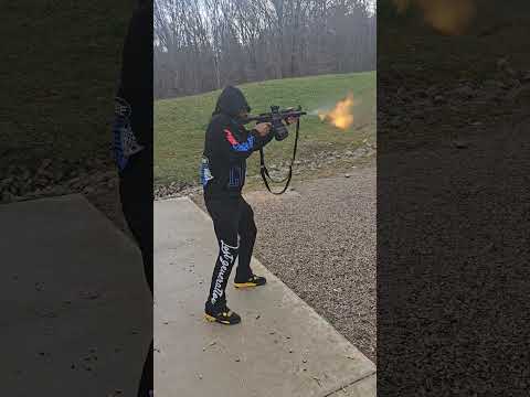 His first time shooting a Binary Ar-P 🔥