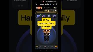 Hamster Kombat Daily Combo  11 & 12 Sep|  Hamster Kombat Daily Combo Today September 11, 2024